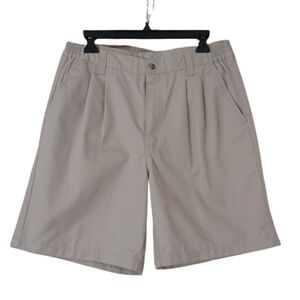 BIG CREEK Clothing Co. Men's Pleated Summer Khaki Casual Dress Shorts Size 34